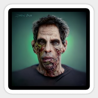 Zombie Ben Sticker